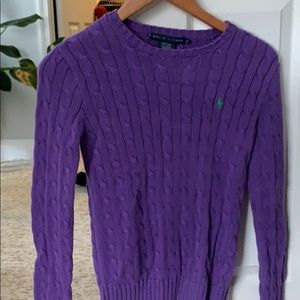Ralph Lauren purple sweater